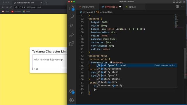 Text area Character Limit using HTML CSS and JavaScript смотреть онлайн