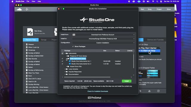 Presonus Studio One: Recommended Installation & Software Setup