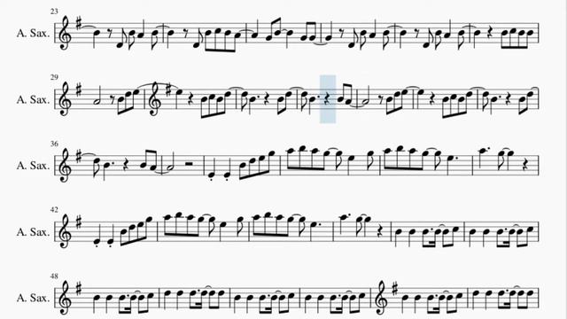 Alto Sax Sheet Music: How to play What Is Love by Haddaway смотреть онлайн