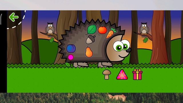 РАЗВИВАЮЩАЯ ИГРА ДЛЯ ДЕТЕЙ | МИЛЫЙ ЁЖИК | МИНИ МУЛЬТИК С ЁЖИКОМ смотреть онлайн