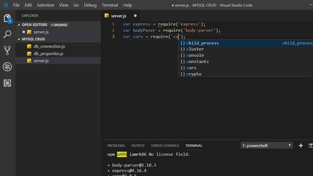 06 creating server for crud operation смотреть онлайн