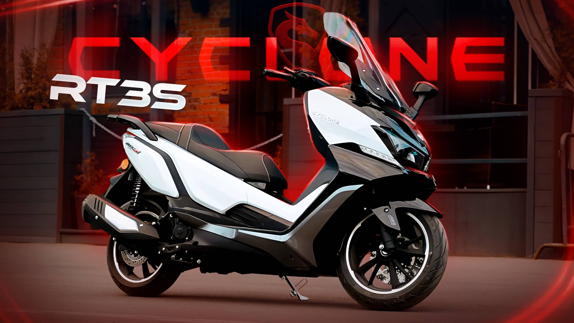 CYCLONE RT3S - городской максискутер / Обзор скутера смотреть онлайн