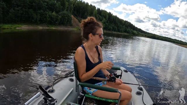 Рыбалка на щуку с лодки. Троллинг рыбы. Открытие сезона. Ночевка на берегу реки. Pike to trolling смотреть онлайн