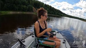 Рыбалка на щуку с лодки. Троллинг рыбы. Открытие сезона. Ночевка на берегу реки. Pike to trolling