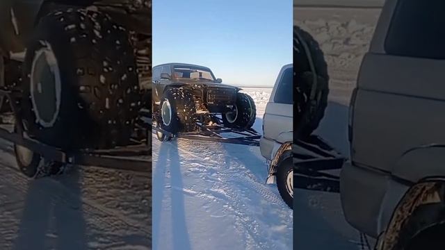 Нива Ксюша, как мы возим её по дороге общего пользования. х смотреть онлайн