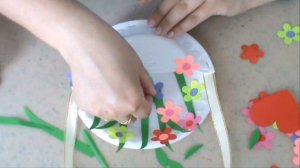 Детская поделка Весенняя композиция.  мастер класс для детей и мам