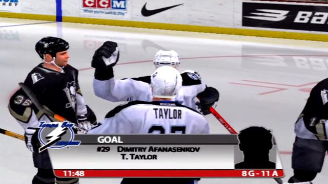 NHL 2005 Gameplay Pittsburgh Penguins vs Tampa Bay Lightning смотреть онлайн