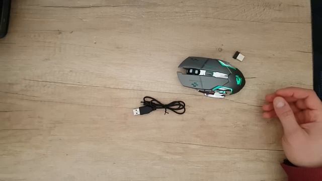 Wireless Gaming Mouse LED RGB Backlight USB Rechargeable FREE WOLF X8 смотреть онлайн