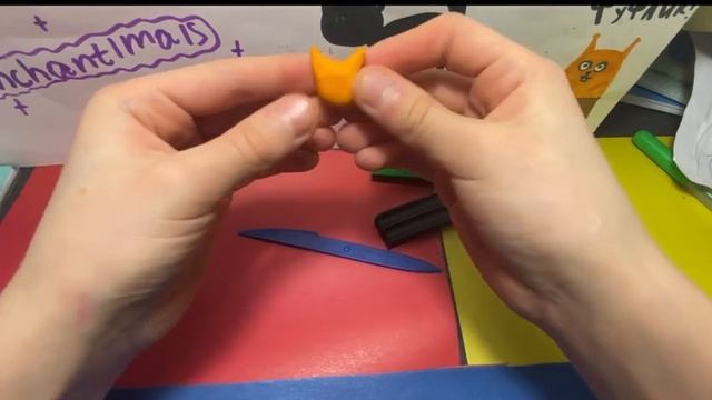 Котик из пластилина. Как слепить котика ? часть1