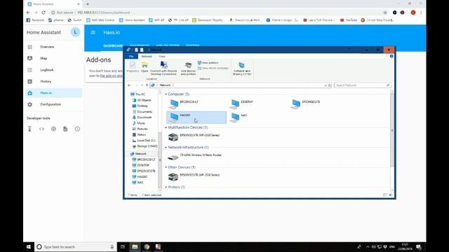 HASSIO Home Assistant intro & Samba setup смотреть онлайн