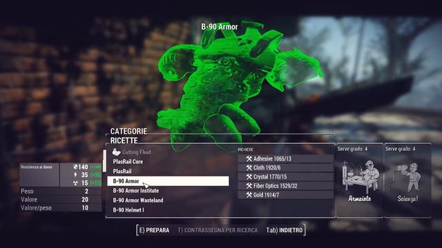 FALLOUT 4 ARMATURE - ARMORS MOD: B-90 ARMOR v0.6 смотреть онлайн