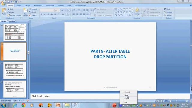 part 8 drop partition смотреть онлайн