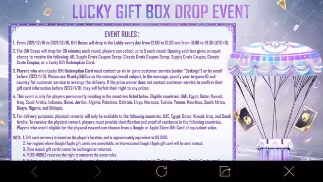 LUCKY GIFT BOX DROP NEW EVENT IN PUBG MOBILE || GET FREE PHYSICAL REWARDS US 100 DOLLAR IN PUBGM смотреть онлайн
