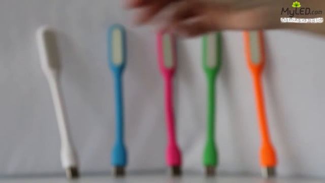 LED Desk Lamp 1.2W DC5V 50lm Cool White Bendable - MyLED.com смотреть онлайн