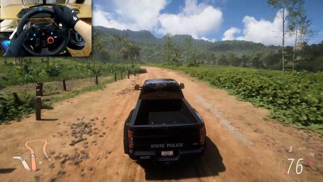 Дикий FORD F-450 SuperDuty на 1770 л.с./h.p. | Forza Horizon 5 с использованием руля Logitech g29. смотреть онлайн