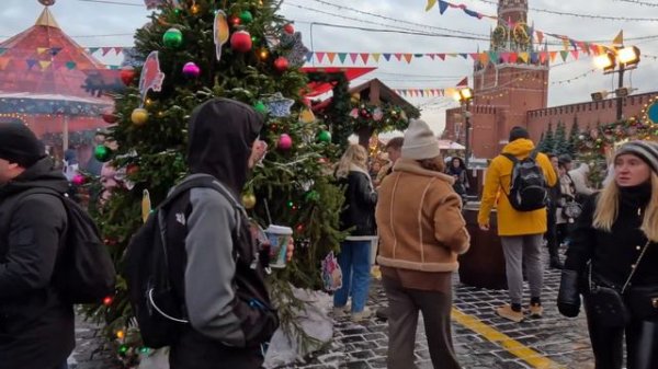 Новогодняя сказочная Москва 2024 | Moscow Christmas 4K | Moscow 4K | Moscow New Year 2024