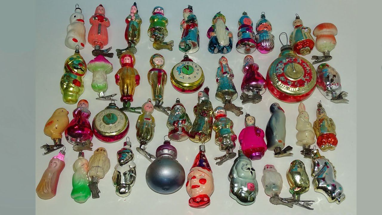 История елочных игрушек | Ёлочные украшения смотреть онлайн