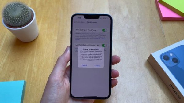 How to Enable WiFi Calling - iPhone 13