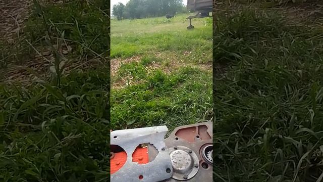 замена войлочного уплотнения на сальник вала включения ВОМ смотреть онлайн