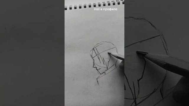 как просто нарисовать Учиха Итачи карандашом, самый простой способ #itachiuchiha #howtodraw #anime смотреть онлайн