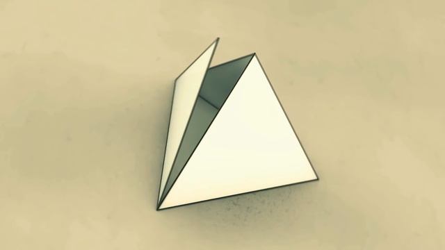 Solid Shapes And Their Nets / Геометрические тела и их развёртки: Tetrahedron / Тетраедр / Тетраэдр смотреть онлайн