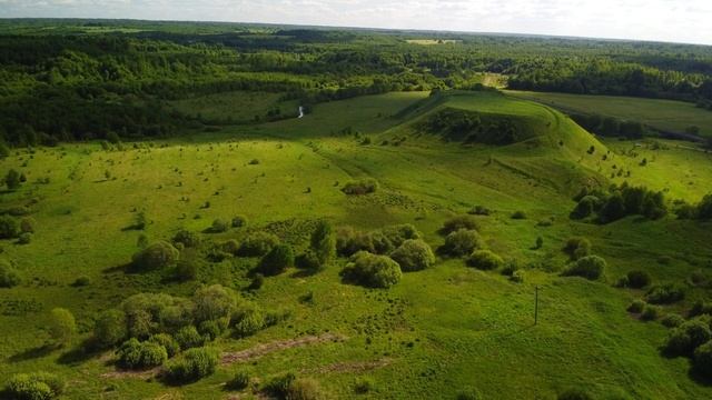 Русская природа. Валдайская возвышенность с высоты. Съемка с дрона DJI Mini 2 смотреть онлайн