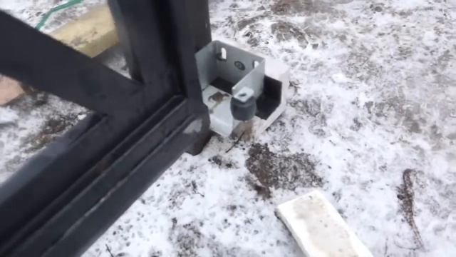 Забор и откатные ворота на винтовых сваях. Часть 3. Все по уму на стройке. смотреть онлайн
