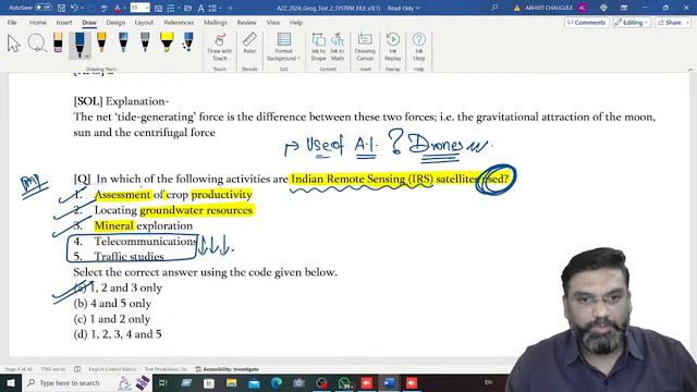 Prelims ATOZ Geography PYQ Test 2 Discussion Abhijeet Sir смотреть онлайн