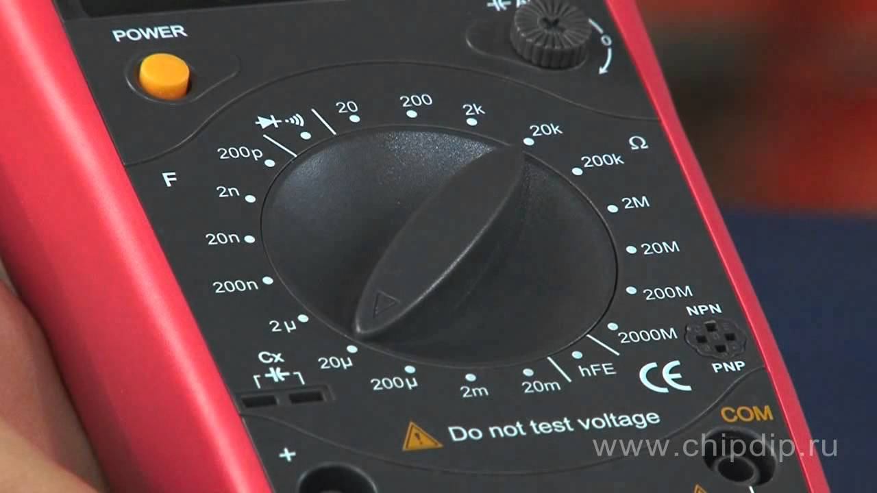UT601 измеритель RC смотреть онлайн