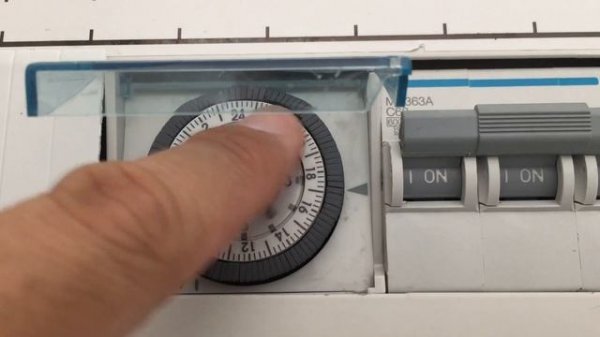 How to set Hager push-pin timer