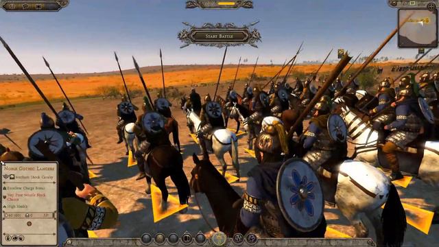Total War: Attila - "The Last Roman" - Ostrogothic Kingdom Faction - All Units Showcase смотреть онлайн