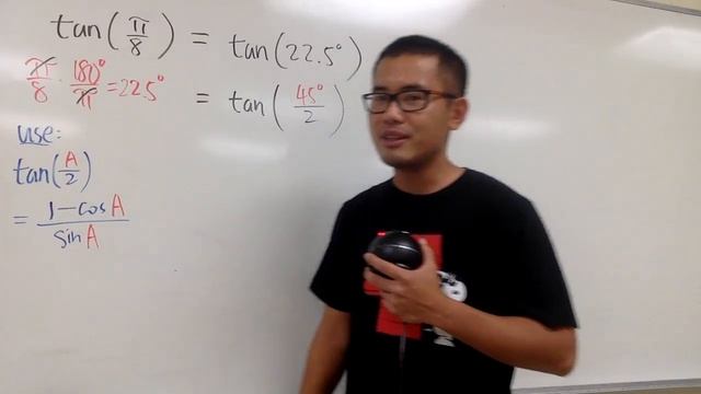 tan(pi/8), using half angle formula of tangent смотреть онлайн