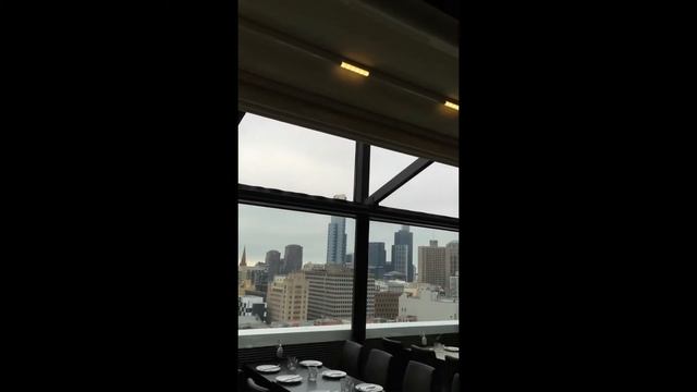 Retractable Fabric Pergola In Operation - Rooftop Restaurant смотреть онлайн