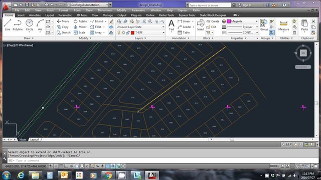 Offset extend fillet trim explode - AutoCAD for CDR 2212 смотреть онлайн