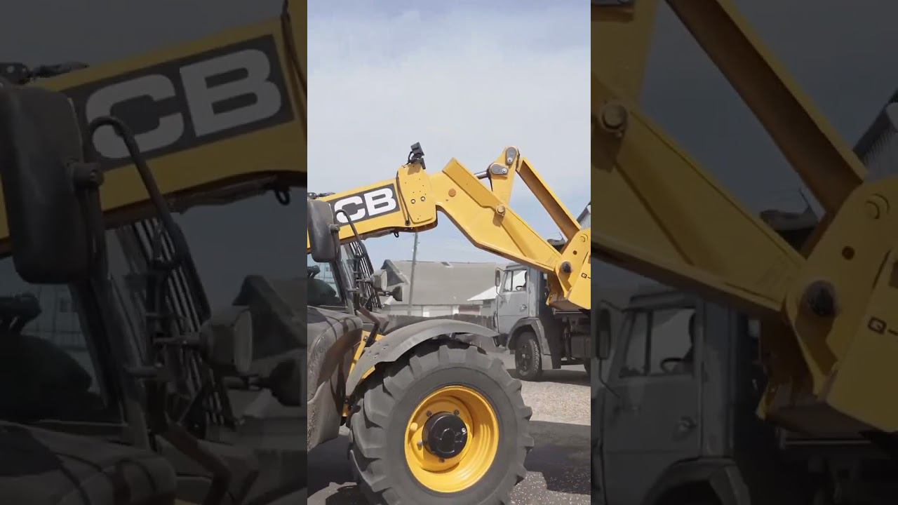 Погрузчик JCB #погрузчик #jcb #элеватор смотреть онлайн