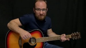 Простой перебор на гитаре. Урок Для Начинающих #1