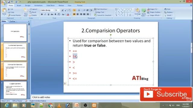 5. PHP Operators | PHP Tutorial | Hindi | ATIBlog смотреть онлайн