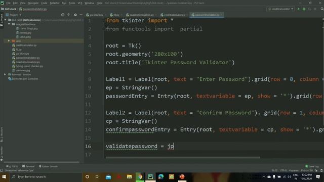 GUI Password Validator | Tkinter Tutorial | Python Tutorial | The Inside Codes смотреть онлайн