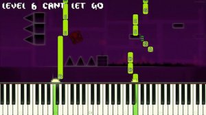 10 GEOMETRY DASH LEVEL SONGS ON PIANO