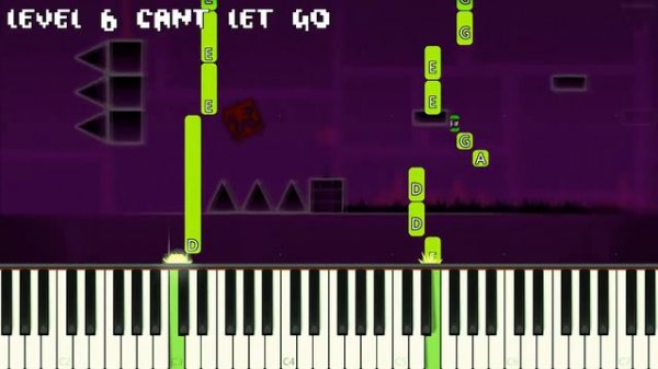10 GEOMETRY DASH LEVEL SONGS ON PIANO