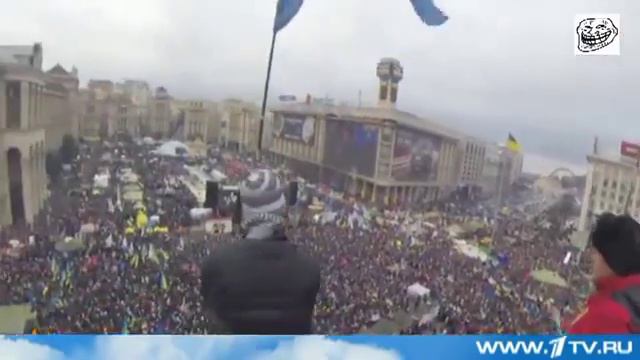 Видеоколлаж Ложь 1 кАнала про ЄвроМайдан и реальная картина от Радио Свободы смотреть онлайн