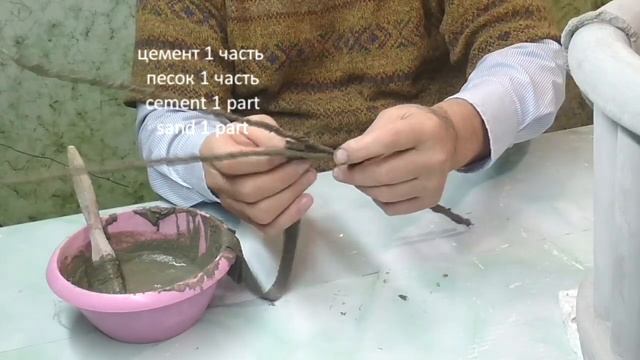 Как сделать Вазон из Цемента своими руками. смотреть онлайн