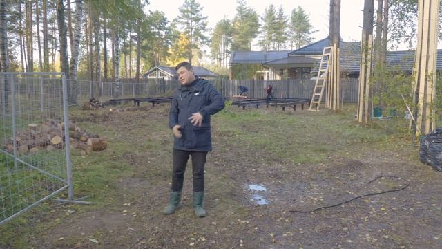 С нуля до въезда в дом. (6/8) Окончательная подготовка участка. смотреть онлайн