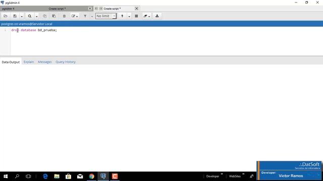 .:. Eliminar de Base de datos en PostgreSQL .:. смотреть онлайн