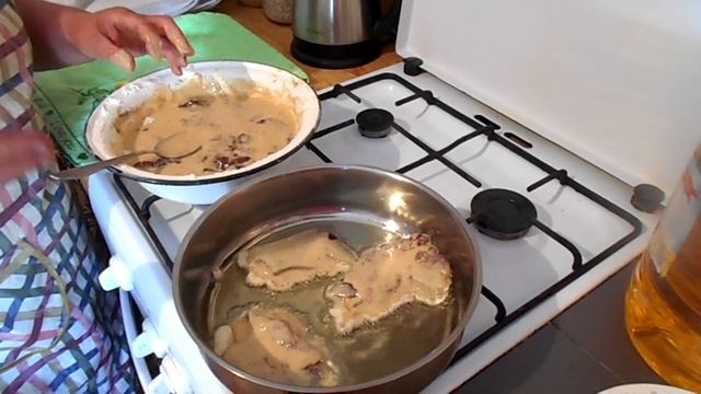 Печень отбивная в тесте смотреть онлайн