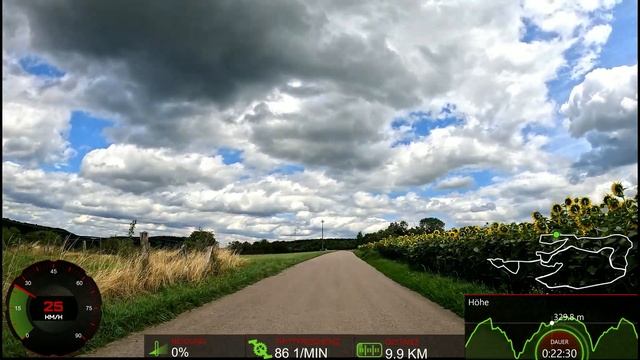 45 minute 3 Hills Virtual Cycling Workout Garmin Speed Display Ultra HD Video смотреть онлайн