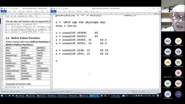 Python (07): Functions (CS101 2022-10-24) смотреть онлайн