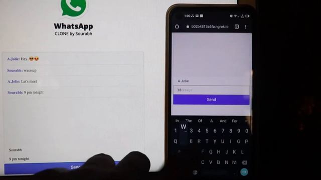 WhatsApp Clone using Socket.io and Express.JS, NGROK смотреть онлайн