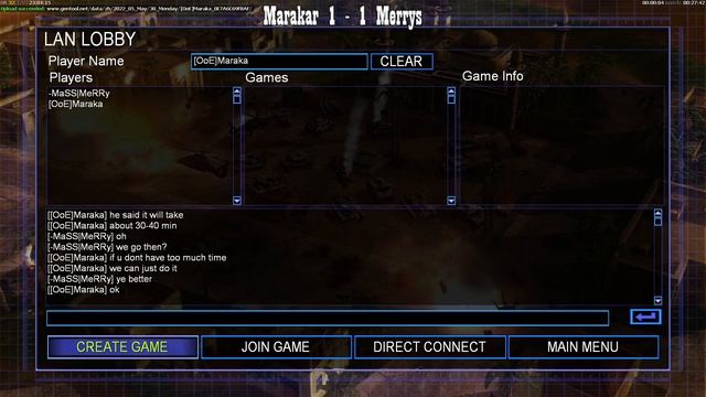 Command & Conquer Zero Hour DeadMan's Mode Tournament - Marakar vs Merrys BO7 (GLAs) смотреть онлайн