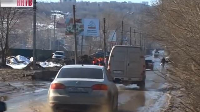 На улице Лысогорской в Нижнем Новгороде больше не будут разливаться огромные лужи смотреть онлайн